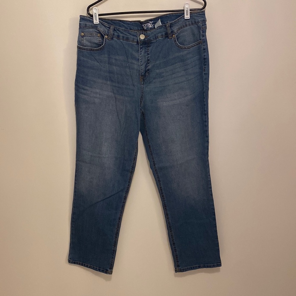 Terra & sky straight leg jeans size 16 W petite